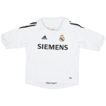 2005-06 Real Madrid Home Shirt - 6/10 - (6-7 Years)
