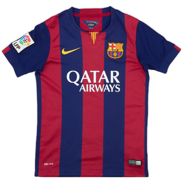 2014-15 Barcelona Home Shirt - 7/10 - (S.Boys)