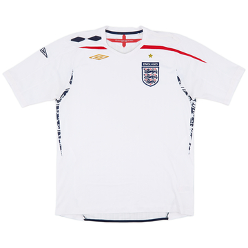 2007-09 England Home Shirt - 5/10 - (L)