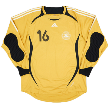 2006-08 Denmark Player Issue GK Shirt #16 - 8/10 - (L)