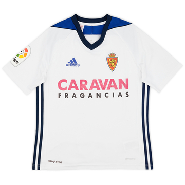 2017-18 Real Zaragoza Home Shirt - 6/10 - (L.Boys)