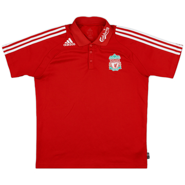 2008-09 Liverpool adidas Polo Shirt - 8/10 - (L)
