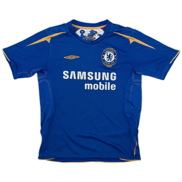 2005-06 Chelsea Centenary Home Shirt - 8/10 - (M.Boys)