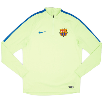2017-18 Barcelona Nike 1/4 Zip Training Top - 9/10 - (L)