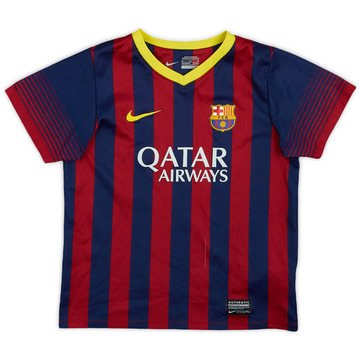 2013-14 Barcelona Home Shirt - 7/10 - (5-6 Years)