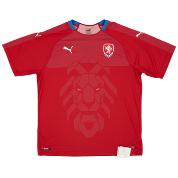 2018 Czech Republic Home Shirt (XXL)