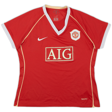 2006-07 Manchester United Home Shirt - 8/10 - (Women's XL)