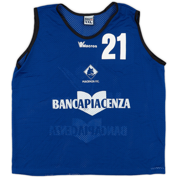 2005-06 Piacenza Macron Player Issue Training Bib #21 - 9/10 - (XXL)