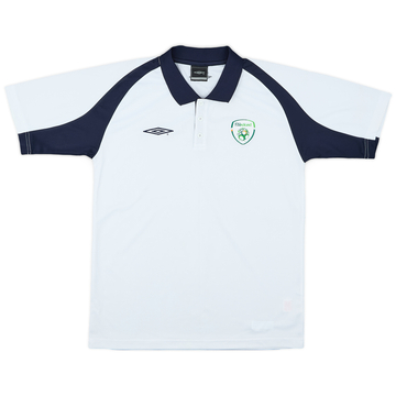 2007-08 Ireland Umbro 1/4 Zip Polo Shirt - 8/10 - (M)