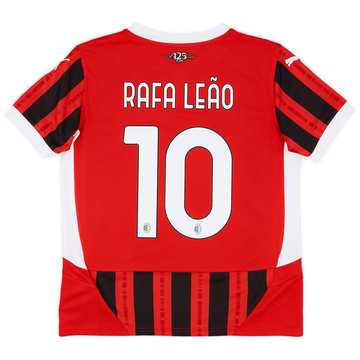 2024-25 AC Milan Home Shirt Rafa Leao #10 (KIDS)