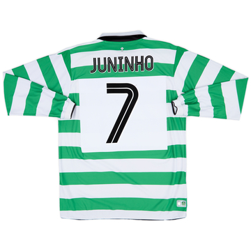 2004-05 Celtic Home L/S Shirt Juninho #7 - 8/10 - (L)