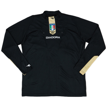 2007-09 Italy Diadora Referee L/S Shirt - 9/10 - (M)