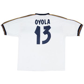 2002-03 Parma Match Issue Away Kit Oyola #13