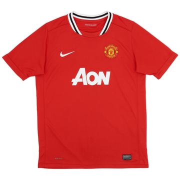 2011-12 Manchester United Home Shirt - 8/10 - (XL.Boys)