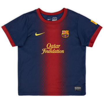 2012-13 Barcelona Home Shirt - 9/10 - (5-6 Years)