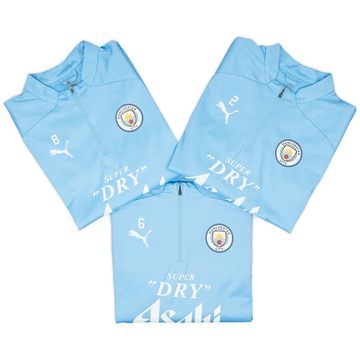 2023-24 Manchester City Player Issue 1/4 Zip Rain Top # - 9/10