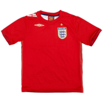 2006-08 England Away Shirt - 10/10 - (6-7 Years)