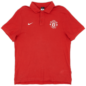 2013-14 Manchester United Nike Polo Shirt - 7/10 - (XL)