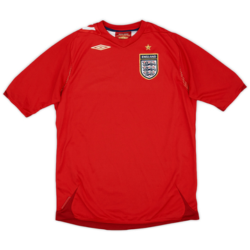 2006-08 England Away Shirt - 9/10 - (XL.Boys)