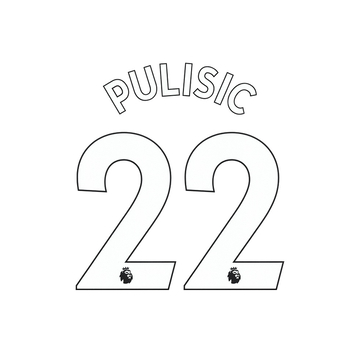 2019-20 Chelsea Junior Name Set Pulisic #22