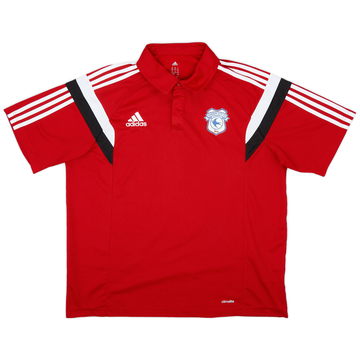 2014-15 Cardiff adidas Polo Shirt - 9/10 - (XL)