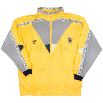 1990-92 Scotland Umbro Hooded Rain Jacket - 9/10 - (XL)