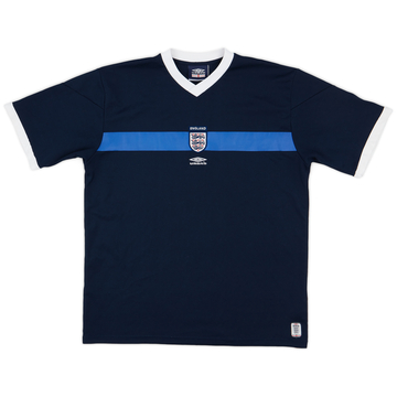 2000-01 England Umbro Training Shirt - 8/10 - (XL)