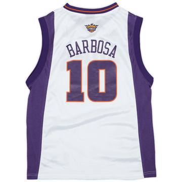 2006-10 Phoenix Suns Barbosa #10 adidas Home Jersey - 9/10 - (L.Boys)