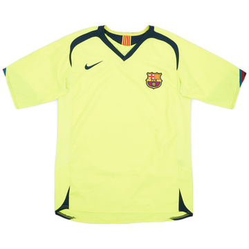 2005-06 Barcelona Away Shirt - 9/10 - (XL.Boys)