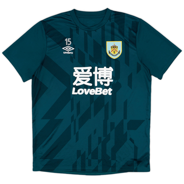 2020-21 Burnley Player Issue Umbro Training Shirt #15 - 9/10 - (L)