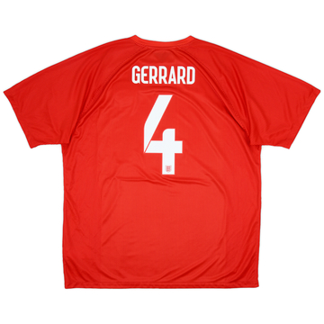 2014-15 England Away Shirt Gerrard #4 - 9/10 - (XXL)