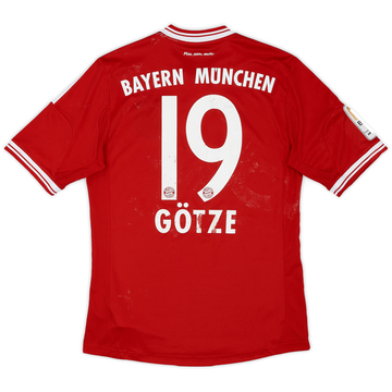 2013-14 Bayern Munich Home Shirt Gotze #19 - 4/10 - (S)