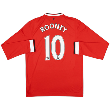 2014-15 Manchester United Home L/S Shirt Rooney #10 (M)