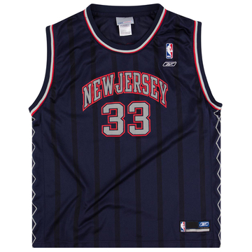 2003-04 New Jersey Nets Mourning #33 Reebok Jersey (Away) Y