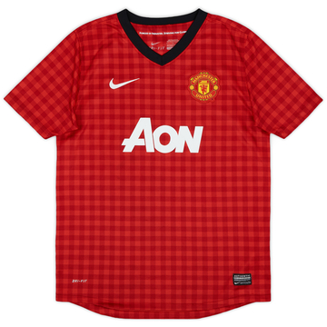 2012-13 Manchester United Home Shirt - 8/10 - (L.Boys)