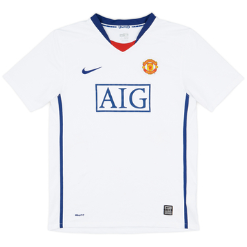 2008-10 Manchester United Away Shirt - 8/10 - (XL.Boys)