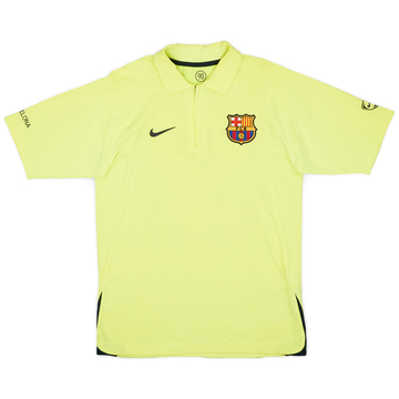 2005-06 Barcelona Nike 1/4 Zip Polo - 7/10 - (S)