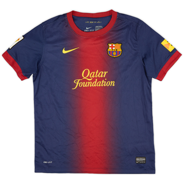 2012-13 Barcelona Home Shirt - 7/10 - (L.Boys)