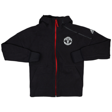 2016-17 Manchester United adidas Hooded Sweat Top - 9/10 - (S)