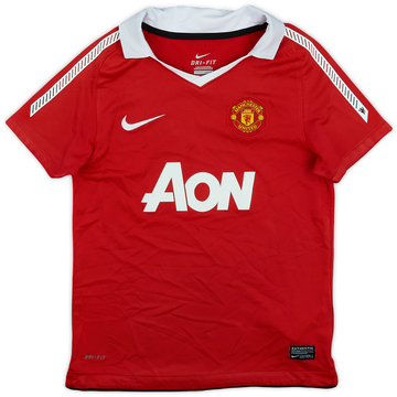 2010-11 Manchester United Home Shirt - 7/10 - (S.Boys)