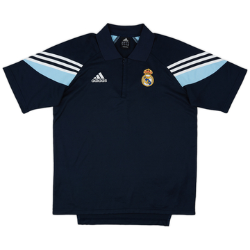 2003-04 Real Madrid adidas 1/4 Zip Polo Shirt - 8/10 - (M/L)