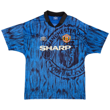 1992-93 Manchester United Away Shirt - 7/10 - (L)