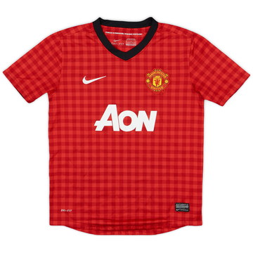 2012-13 Manchester United Home Shirt - 7/10 - (M.Boys)