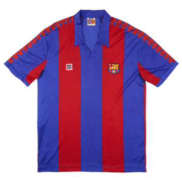 1984-89 Barcelona Home Shirt - 8/10 - (XL)