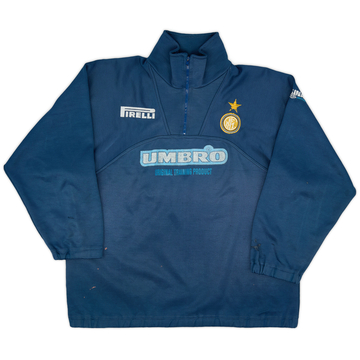 1997-98 Inter Milan Umbro 1/4 Zip Track Jacket - 6/10 - (L)