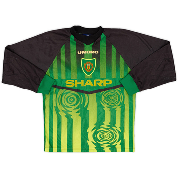 1997-98 Manchester United GK Shirt - 8/10 - (M.Boys)