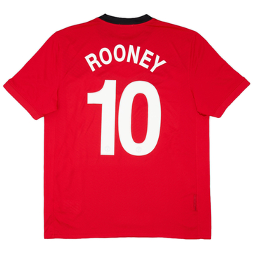 2009-10 Manchester United Home Shirt Rooney #10VS