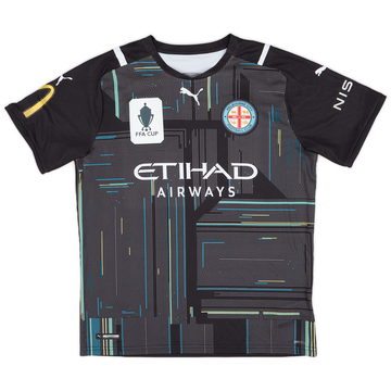 2021-22 Melbourne City Player Issue FFA Cup GK Shirt #30