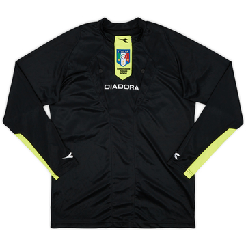 2009-10 Italy Diadora Referee L/S Shirt - 8/10 - (M/L)