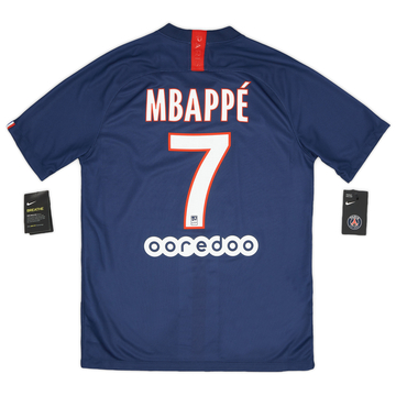 2019-20 Paris Saint-Germain Home Shirt Mbappe #7 (M)